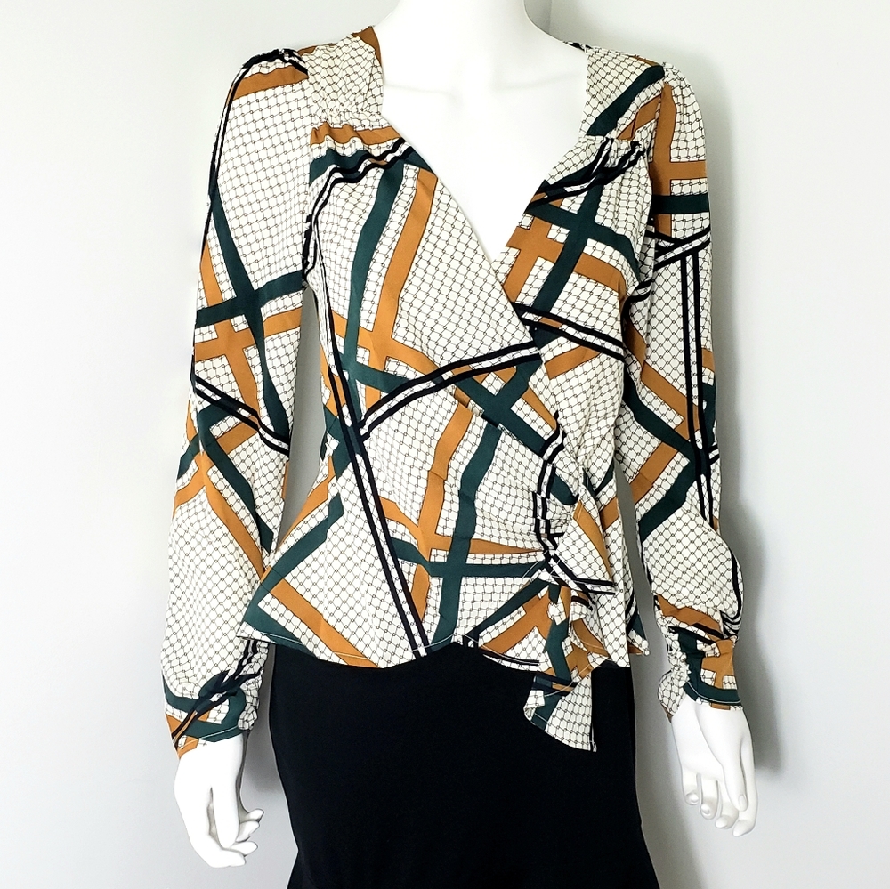 NEW Multi-colored Faux Wrap